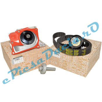 Kit Distributie Si Pompa Apa 1.5 dCi EURO 6, LOGAN 2, SANDERO 2, Original Renault 130C14613R | 210107852R (210107477R)
