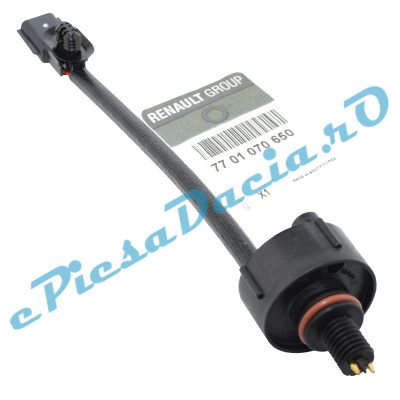 Senzor Apă Filtru Motorină Logan 2, Sandero 2, Duster, Dokker, Lodgy, Clio, Captur, Original Renault 7701070650 / 164503704R