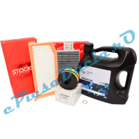 Pachet Revizie Motor 0.9TCe, 1.0TCe, LOGAN 2, SANDERO 2, DACIA OIL PREMIUM PLUS 5W30, RENAULT + STOCKER