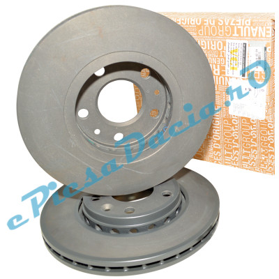 Set Discuri Frana DUSTER 2, DUSTER, MEGANE 4, Originale Renault 402069741R (referinta veche 402067902R / 402065585R)