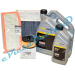 Pachet Revizie DUSTER 2 1.3 TCe, DOKKER 1.3 TCe, Ulei Renault 5W30 RN17 6L + Filtre Originale Renault