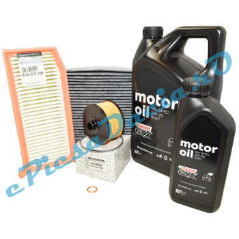 Pachet Revizie DUSTER 2 1.3 TCe, DOKKER 1.3 TCe, Ulei Renault 5W30 RN17 6L + Filtre Originale Renault
