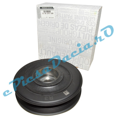 Fulie (Arbore Cotit) Motor 1.0TCe, Cu Masă Dublă, LOGAN 2, SANDERO 2, Originala Renault 123037616R