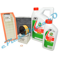Pachet Revizie Ulei si Filtre DUSTER 2 1.3TCe, DOKKER 1.3TCe, Filtre Originale Renault Si Ulei CASTROL 5w30 RN17 C.A.