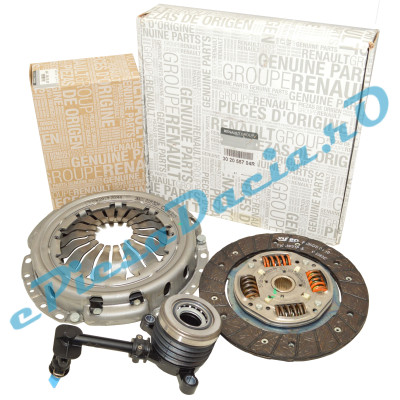 Kit Ambreiaj + Rulment Hidraulic 1.0 SCe Logan 2, Sandero 2 2017-2019, Original Renault 302057069R + 306206219R