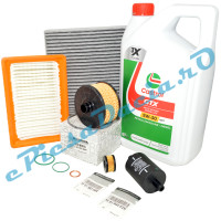 Pachet Revizie LOGAN 3, SANDERO 3, JOGGER, 1.0TCe ECO-G, CASTROL RN17 Si Filtre RENAULT & STOCKER