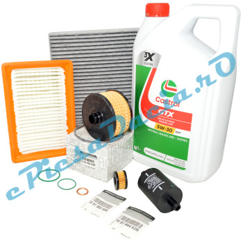 Pachet Revizie LOGAN 3, SANDERO 3, JOGGER, 1.0TCe ECO-G, CASTROL RN17 Si Filtre RENAULT & STOCKER Pachet Revizie LOGAN 3, SANDERO 3, JOGGER, 1.0TCe ECO-G, CASTROL RN17 Si Filtre RENAULT & STOCKER