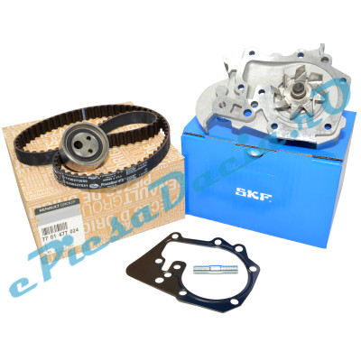 Kit Distributie Si Pompa Apa 1.4MPI-1.6MPI, LOGAN 1, CLIO 1-2, Renault 7701477024 + SKF VKPC 86415 Kit Distributie Si Pompa Apa 1.4MPI-1.6MPI, LOGAN 1, CLIO 1-2, Renault 7701477024 + SKF VKPC 86415