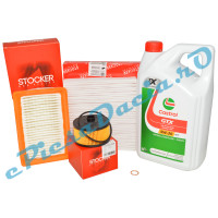KIT Revizie LOGAN 3, SANDERO 3, JOGGER, 1.0TCe, CASTROL RN17 Si Filtre After-Market STOCKER