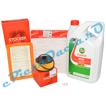 KIT Revizie LOGAN 3, SANDERO 3, JOGGER, 1.0TCe, CASTROL RN17 Si Filtre After-Market STOCKER KIT Revizie LOGAN 3, SANDERO 3, JOGGER, 1.0TCe, CASTROL RN17 Si Filtre After-Market STOCKER