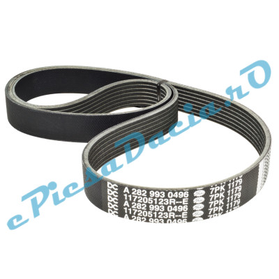 Curea Elastica Accesorii (Transmisie) Motor 1.3TCe, DUSTER 2, MEGANE 4, JOGGER, Originala Renault 117205123R Curea Elastica Accesorii (Transmisie) Motor 1.3TCe, DUSTER 2, MEGANE 4, JOGGER, Originala Renault 117205123R