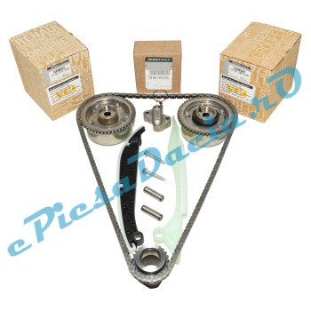 Kit Distributie Si Pinioane Axe Came 1.0 SCe,  LOGAN 2, SANDERO 2, Original Renault 8201714682 + 130258852R + 130251523R