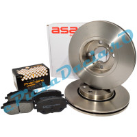Pachet Placute si Discuri Frana LOGAN 3, SANDERO 3, JOGGER, Première Classe FPF.580 + ASAM 55751