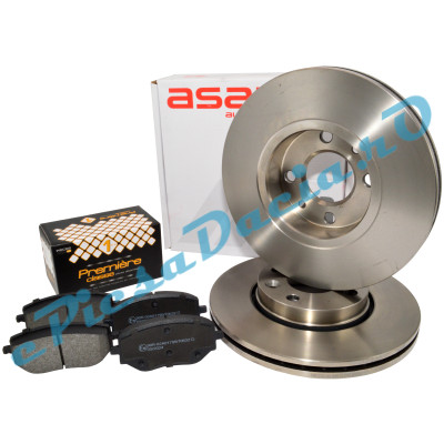 Pachet Placute si Discuri Frana LOGAN 3, SANDERO 3, JOGGER, Première Classe FPF.580 + ASAM 55751