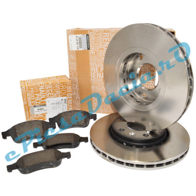Placute si Discuri Frana Fata DUSTER 3 (2024), Originale Renault 410A13730R + 402069741R