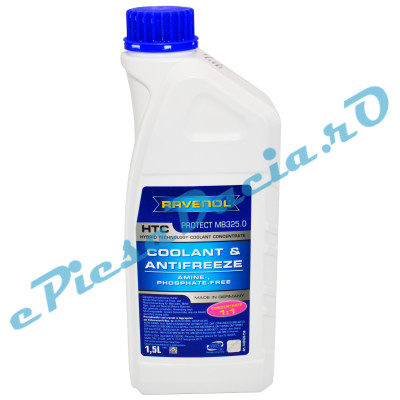 ANTIGEL RAVENOL HTC RX-TIP D Albastru, Concentrat, 1.5L LOGAN 3, SANDERO 3, DUSTER 3, DUSTER 2, LOGAN 2, SANDERO 2, 1410120-150-01-999 