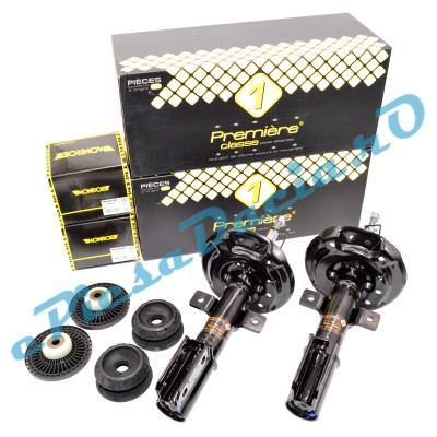 Kit Amortizoare Fata, Flanse Si Rulmenti LOGAN 3, SANDERO 3, Premier SA.399 + Monroe MK535