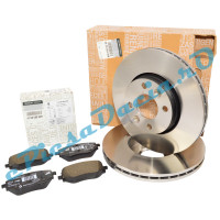 Pachet Discuri si Placute Frana LOGAN 3, SANDERO 3, JOGGER, Originale Renault 402060405R + 410608885R