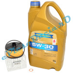 Pachet Revizie 0.9 TCe & 1.0 TCe, LOGAN 2, SANDERO 2, RAVENOL RNV 5W30 RN17 + Filtre Renault
