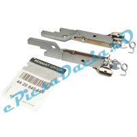 Set Mecanisme (Pârghii) Reglaj Saboți Frână Spate Logan 3, Sandero 3, Sistem Mecanic Frână de Mână, Original Renault 442084044R