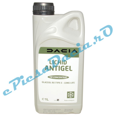 Antigel Dacia RX-TYPE E LONG LIFE −37°C Albastru Original Dacia 7711949707 Concentrat Antigel Dacia RX-TYPE E LONG LIFE −37°C Albastru Original Dacia 7711949707 Concentrat