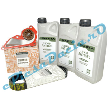 Pachet Revizie Pompa Apă 1.0TCe / 1.3TCe LOGAN 3 / 2, SANDERO 3 / 2, DUSTER 2 / 3, Original Renault 210104880R+7711949706+117209538R