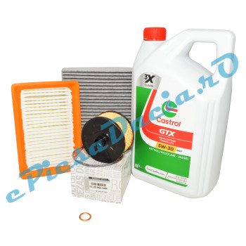 Pachet Revizie Logan 3, Sandero 3, Jogger 1.0 TCe, Castrol RN17 + Filtre Renault/Stocker Pachet Revizie Logan 3, Sandero 3, Jogger 1.0 TCe, Castrol RN17 + Filtre Renault/Stocker