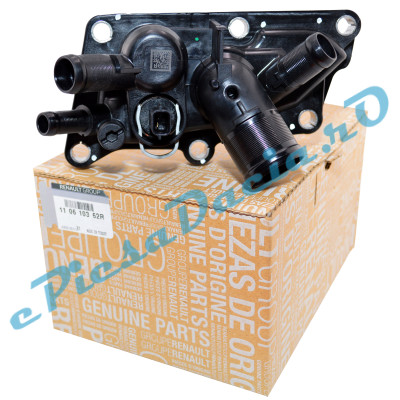 Termostat Motor 1.0TCe, LOGAN 3, SANDERO 3, DUSTER 2/3, JOGGER, Original Renault 110610362R (110616700R, 110618961R, 110616835R)